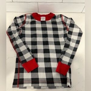 Hanna Andersson Pajamas Buffalo Check Plaid. Size 120 (6-7). Top Only.
